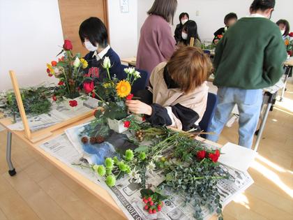 花と緑の連携授業