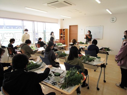 花と緑の連携授業