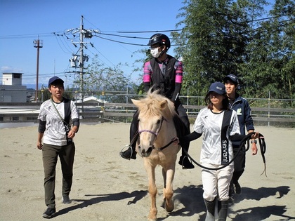 乗馬体験 in サーバントホース