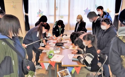 クリスマス交流会 明誠義塾＆令和さくら