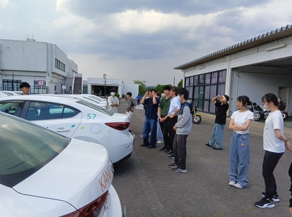 自動車学校見学
