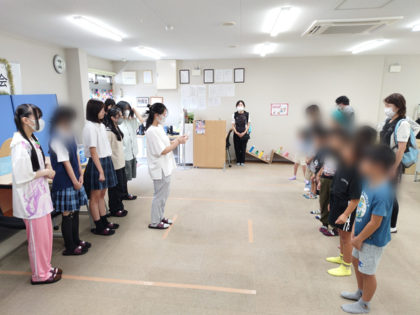 小中学生との交流体験