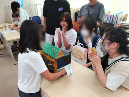 小中学生との交流体験