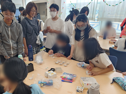 小中学生との交流体験
